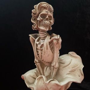 Marilyn Monroe Skeleton Figure - Halloween